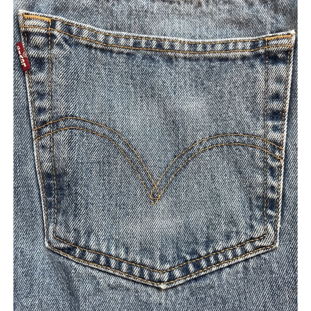 Levi's 505 Denim Jeans Men's 38x29 Regular Fit Straight Leg Med Wash Relaxed